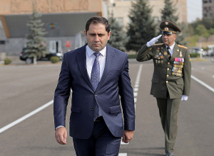 Սուրեն Պապիկյանը մասնակցել է ռազմաուսումնական հաստատությունների շրջանավարտների ավարտական արարողությանը