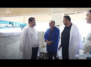 Президент Республики Арцах посетил очистные сооружения системы водоснабжения Степанакерта №2