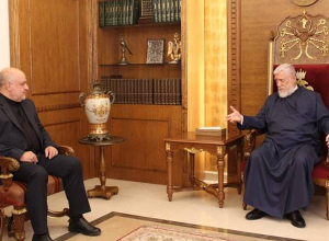 Արամ Ա կաթողիկոսը և Իրանի նորանշանակ դեսպանը քննարկել են Իրանի հայությանը և Լիբանանի նախագահական ընտրություններին առնչվող հարցեր