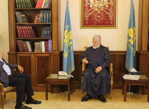 Արամ Ա կաթողիկոսն ընդունել է Հայկական բարեգործական ընդհանուր միության նախագահին