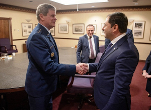Սուրեն Պապիկյանն այցելել է ԱՄՆ Ազգային պաշտպանության համալսարան