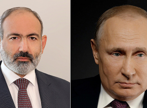 Премьер-министр Пашинян провёл телефонный разговор с президентом РФ Владимиром Путиным