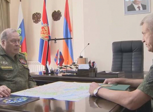 Начальник ФСБ РФ в РА встретился с начальником Объединённого штаба ОДКБ
