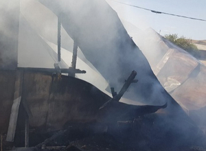 Մարալիկում վագոն-տնակ է այրվել