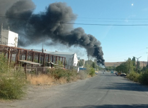 Մայակովսկի գյուղի հացի գործարանի մոտ հրդեհ է բռնկվել