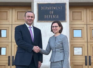 Արմեն Գրիգորյանը ԱՄՆ Պաշտպանության դեպարտամենտում հանդիպել է Պաշտպանության քարտուղարի փոխտեղակալի հետ