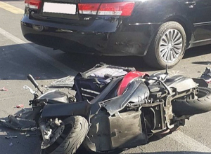 Երեւանում միմյանց են բախվել մոպեդն ու «Hyundai Sonata» -ն