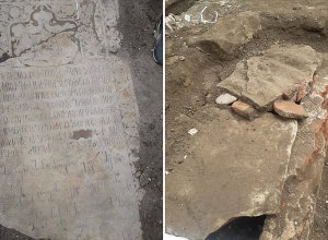 Թբիլիսիում հայերեն գրություններով մարմարե տապանաքարեր են հայտնաբերվել․ Aliq.ge