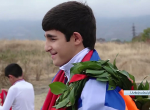 Արցախում դիմավորել են չեմպիոնին