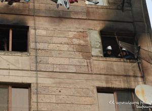 8-րդ հարկի բնակարանում հրդեհ էր