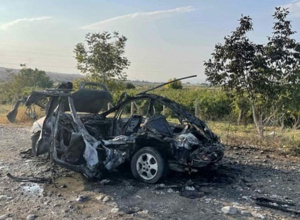 Վանաշեն գյուղում  Opel Zafira Է այրվել