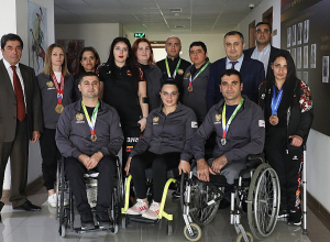 Կարեն Գիլոյանն ընդունել է Պարալիմպիկ կոմիտեի հավաքական թիմին