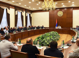 Արայիկ Հարությունյանը Արցախի պահեստազորի սպաների միության անդամների հետ քննարկել է ռազմաքաղաքական իրավիճակը