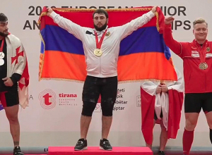 Արա Աղանյանը՝ ծանրամարտի Եվրոպայի Մ-23 չեմպիոն