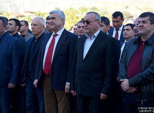 Президент Арцаха принял участие в церемонии открытия многофункционального спортивного комплекса в Чартаре