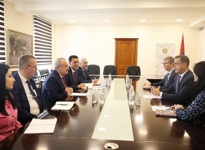 Վահրամ Դումանյանն այսօր ընդունել է ՀՀ-ում Արգենտինայի դեսպան Մարիանո Վերգարային