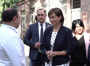 Анна Акопян посетила медицинский центр "Иджеван" Тавушской области