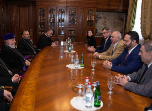 Католикос Всех Армян принял депутатов Европарламента