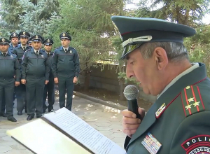 Հանուն հայրենիքի զոհված ոստիկանների հիշատակը հավերժացնող հուշարձանի բացման արարողություն