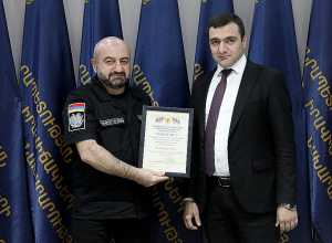 «Սուրմալու»-ի ողբերգության հետևանքների վերացման աշխատանքների մասնակիցներն ԱԻՆ-ում պարգևատրվել են