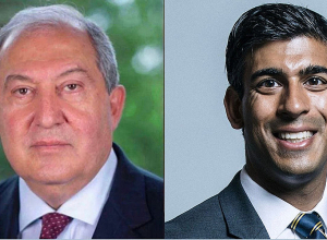 Դուք գաղափաներով լեցուն, քաջ, փորձառու երիտասարդ առաջնորդ եք. Արմեն Սարգսյանի շնորհավորական ուղերձը Ռիշի Սունակին