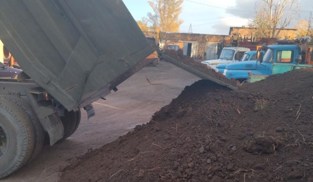 հողի ապօրինի տեղափոխում