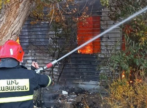 Այրվել է վագոն-տնակ