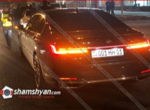 Երևանում ավտովթարի է ենթարկվել ԱԺ նախագահ Ալեն Սիմոնյանին սպասարկող BMW-ն և նրան ուղեկցող Nissan-ը