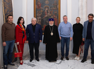 Կաթողիկոսն ընդունել է ՌԴ Պետական Դումայի պատվիրակությանը