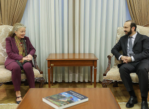 Министр ИД РА принял исполняющего обязанности постоянного координатора ООН в Армении