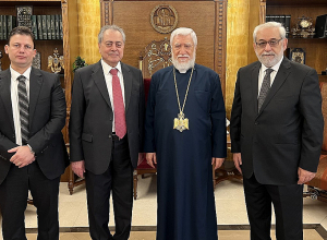 Լիբանանում Սիրիայի դեսպանն այցելել է Արամ Ա կաթողիկոսին