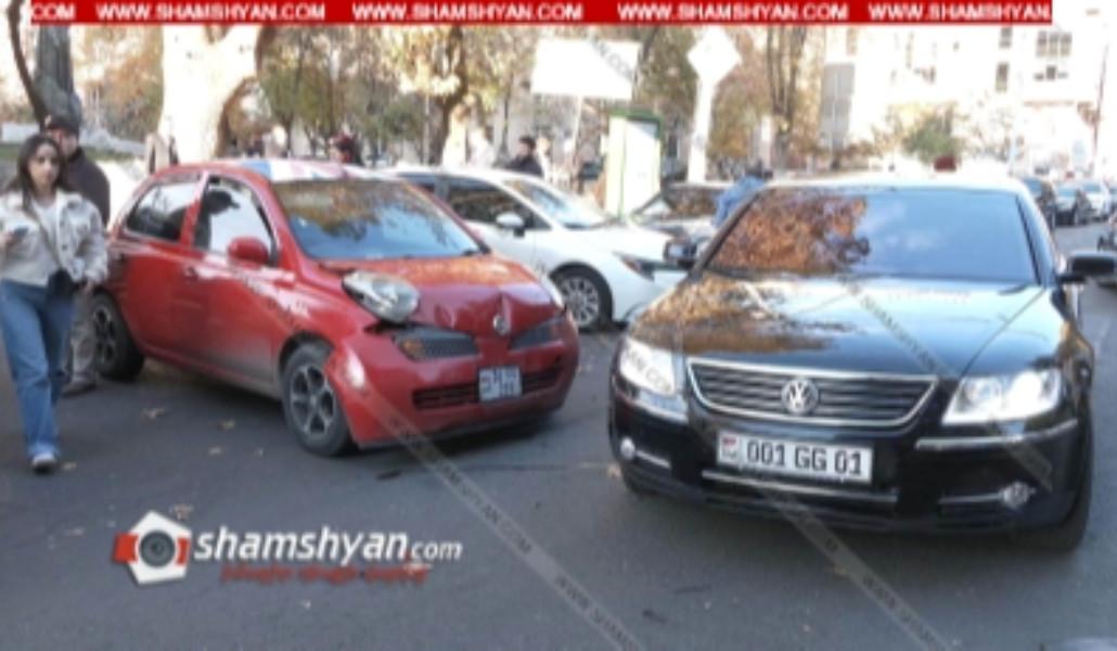 Mobil dinas yang melayani Jaksa Agung Anna Vardapetyan mengalami kecelakaan.  shamshyan.com
