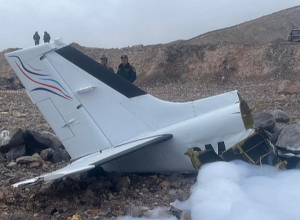 Ջրաբեր գյուղի տարածքում ինքնաթիռ է ընկել (թարմացված)