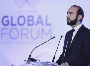 Выступление Арарата Мирзояна на 4-м Глобальном форуме «Против преступления геноцида»