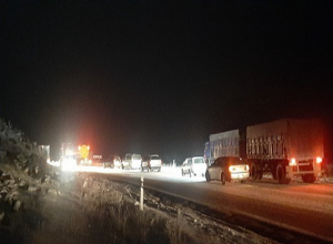 Ռյա Թազա-Ծիլքար ճանապարհին 25 ավտոմեքենայի արգելափակման հետևանքով 320 ավտոմեքենա է կուտակվել