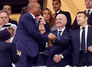 Ֆրանսիայի նախագահը ֆուտբոլի խաղից հետո այցելել է Մարոկկոյի հավաքականին