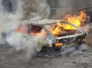 Ավտոմեքենան ամբողջությամբ այրվել է