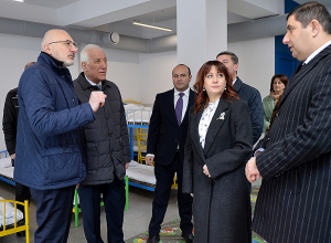 Նախագահ Վահագն Խաչատուրյանը ներկա է գտնվել Գյումրիի «Մուշ-2» թաղամասում կառուցված շենքերի բացման արարողությանը