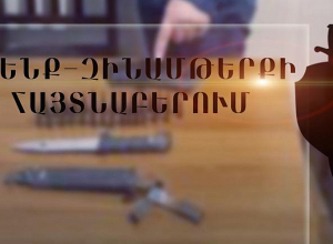 19-20 տարեկան չորս երիտասարդ նկուղում զենք-զինամթերք էին պահում
