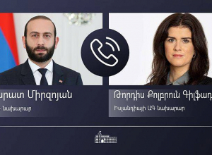 Арарат Мирзоян провёл телефонный разговор с главой МИД Исландии