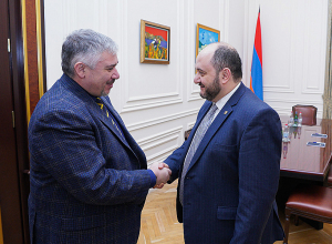 Արայիկ Հարությունյանն ընդունել է Եվրոպայի ծանրամարտի ֆեդերացիայի ղեկավարներին