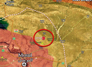 Մոսուլում գտնվող թուրքական ռազմաբազան հրթիռային հարձակման է ենթարկվել