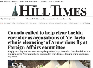 Խնդիրը չի կարող լուծվել սեփական բնօրրանում 120 հազար մարդու բնաջնջմամբ. կանադական The Hill Times -ին ասել է Ռուբեն Վարդանյանը