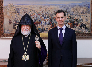 Արամ Ա կաթողիկոսը ցավակցել է Սիրիայի նախագահ Բաշար Ասադին