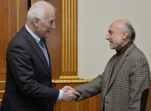 Նախագահ Վահագն Խաչատուրյանն ընդունել է մաեստրո Տիգրան Հեքեքյանին