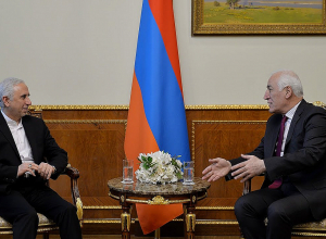 Նախագահ Վահագն Խաչատուրյանն ընդունել է Իրանի դեսպանին