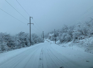 Ջերմուկի խաչմերուկից դեպի Սիսիան տանող ավտոճանապարհը փակ է կցորդիչով բեռնատարների համար