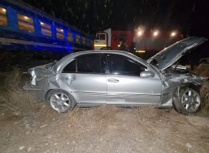 Ավտոմեքենան բախվել է գնացքին