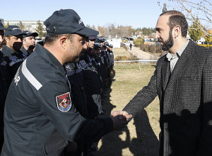 Արարատ Միրզոյանն Ադըյամանում հանդիպել է հայ փրկարարների հետ