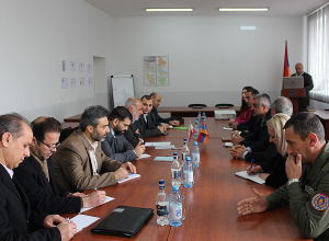 ГНКО «Гуманитарно-экспертный центр по разминированию» принял делегацию, прибывшую в РА из Исламской Республики Иран